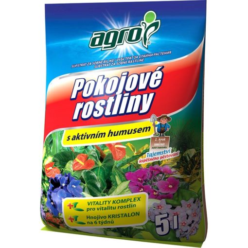 AGRO Substrát pro pokojové rostliny 5 L