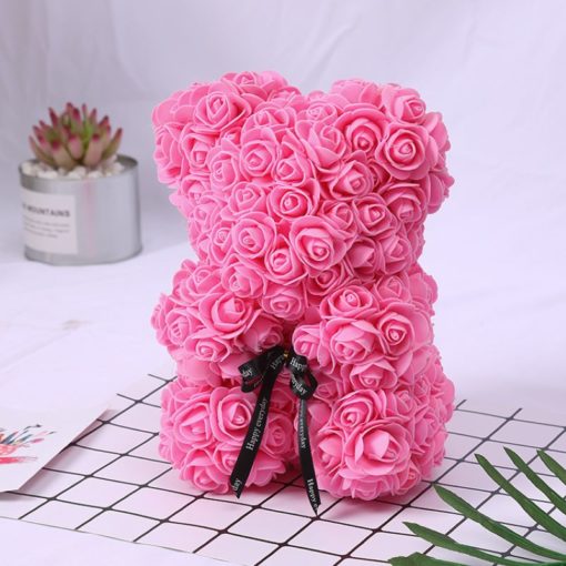 ROSE BEAR - RŮŽOVÝ MEDVÍDEK Z RŮŽÍ 25 CM V DÁRKOVÉM BALENÍ - Image 3